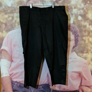 White Stag Cotton Twill Classic Fit Black Pants